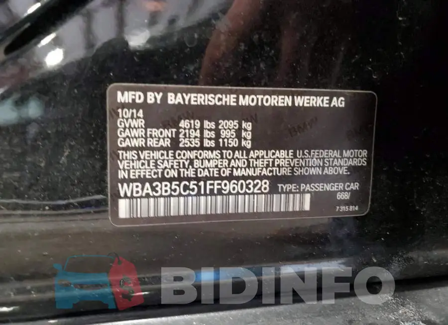 WBA3B5C51FF960328 Photo# 12