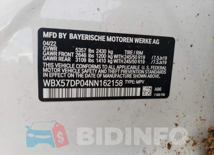WBX57DP04NN162158 Photo# 12