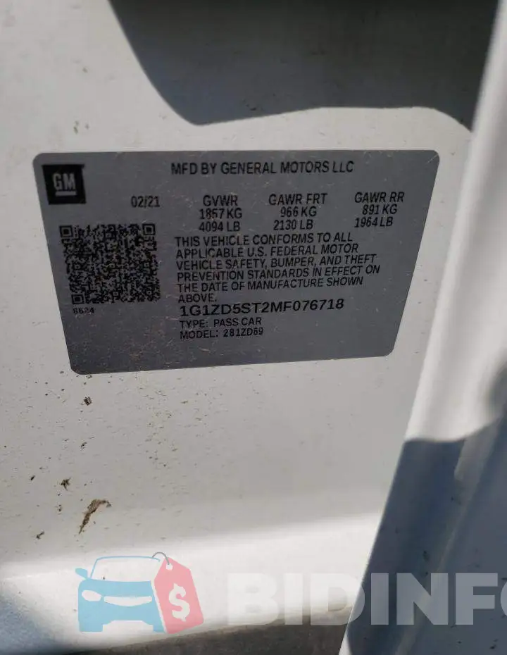 1G1ZD5ST2MF076718 Photo# 12