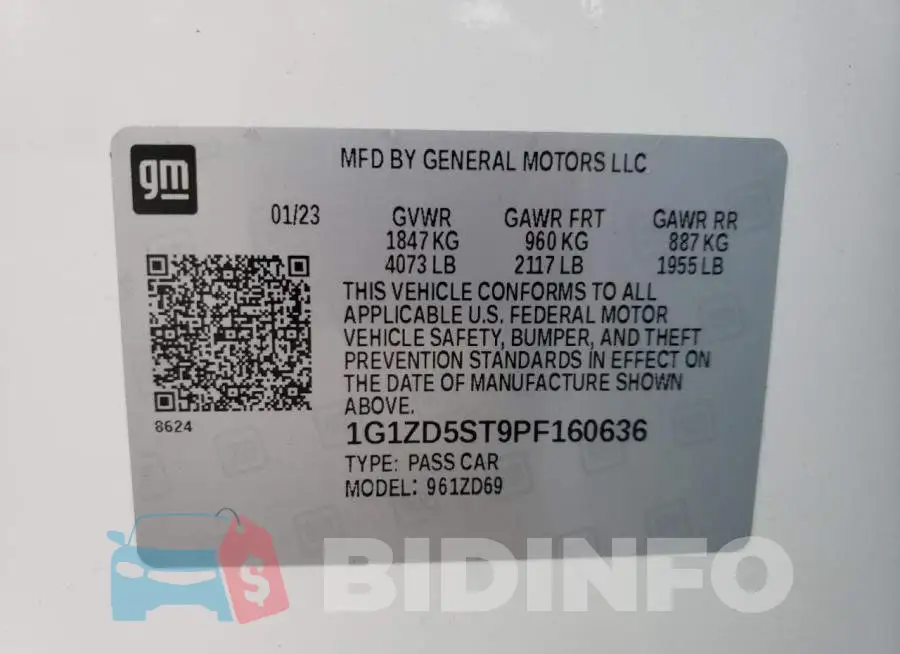 1G1ZD5ST9PF160636 Photo# 12