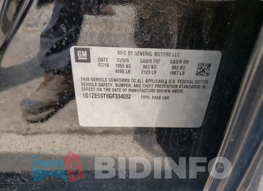 1G1ZE5ST8GF334032 Photo# 13
