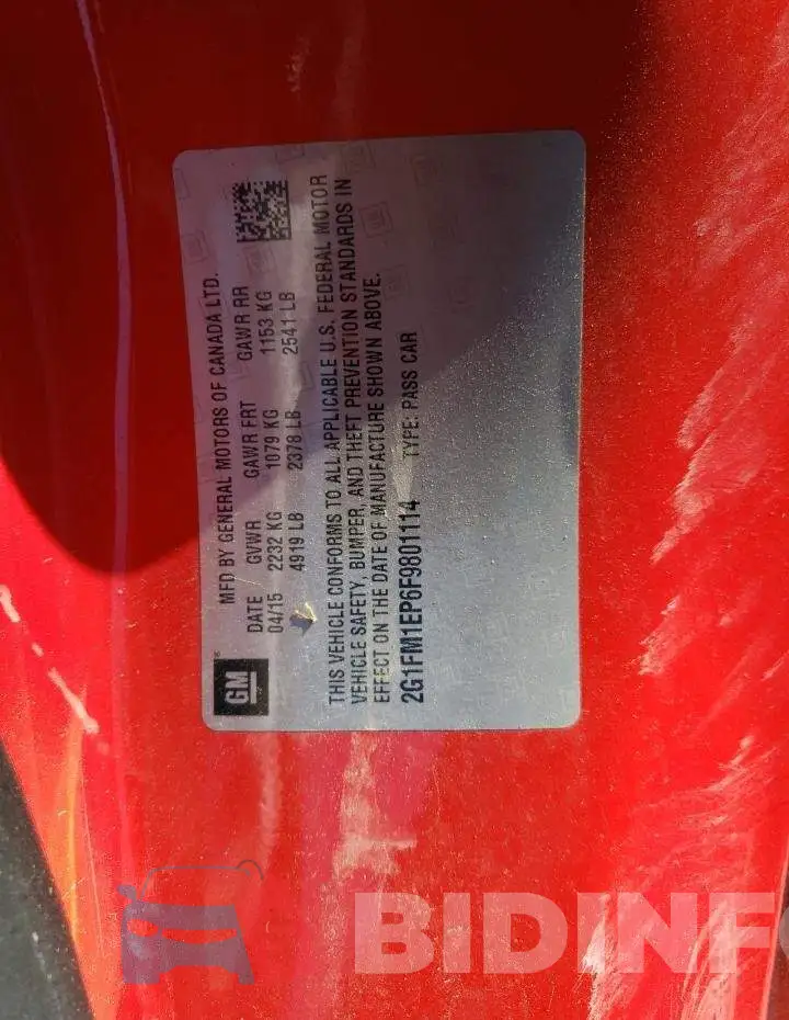 2G1FM1EP6F9801114 Photo# 12