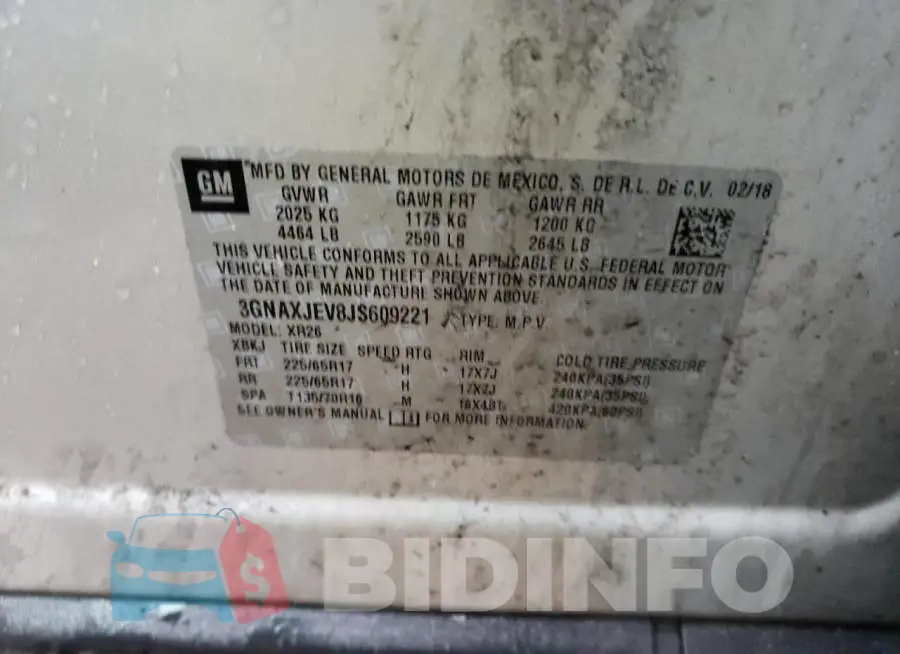 3GNAXJEV8JS609221 Photo# 12