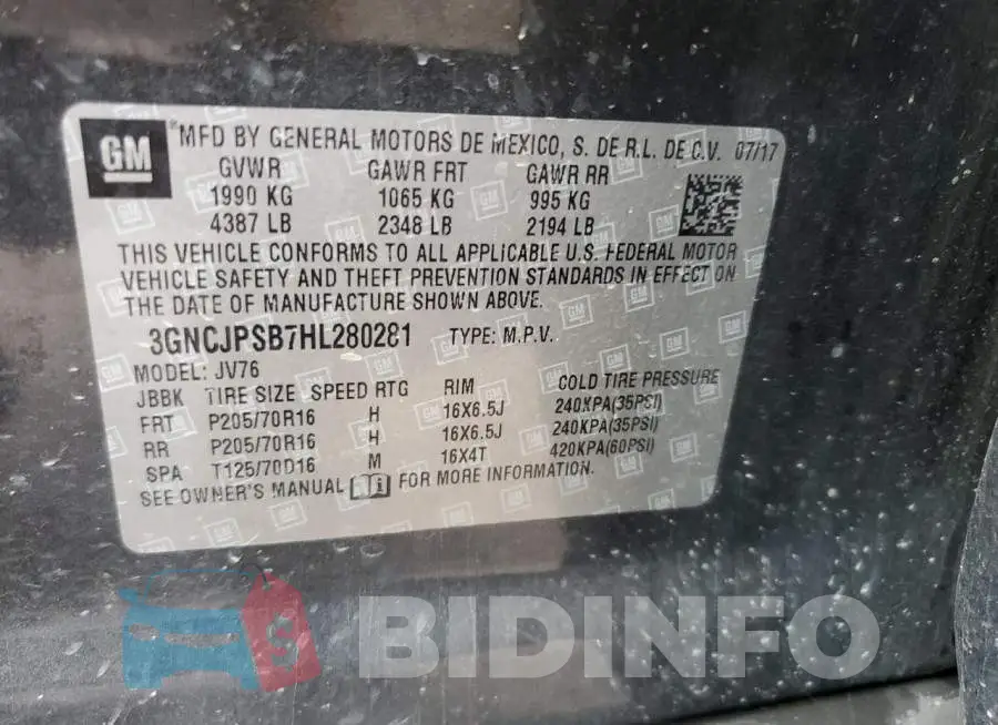 3GNCJPSB7HL280281 Photo# 12