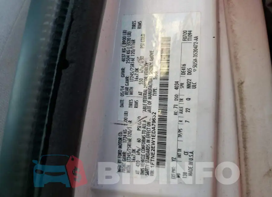 1FTNE2EW1EDA79632 Photo# 14