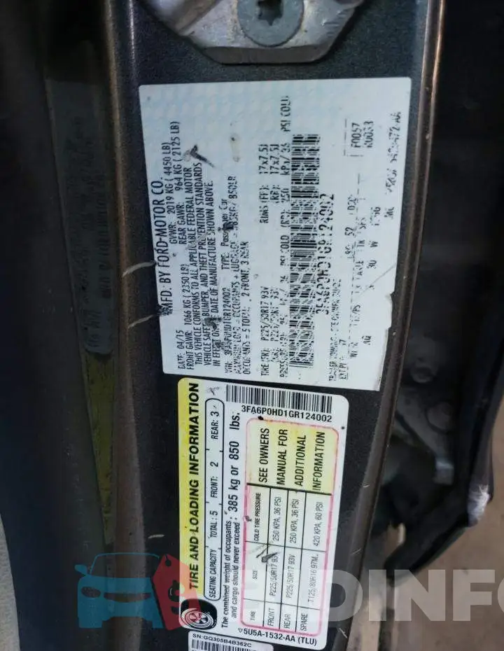 3FA6P0HD1GR124002 Photo# 12