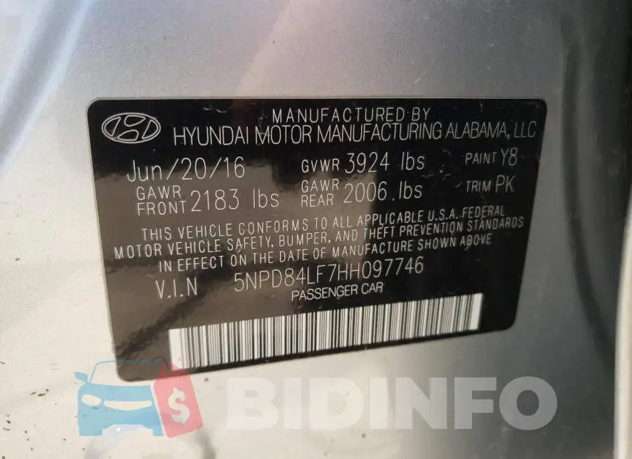5NPD84LF7HH097746 Photo# 12