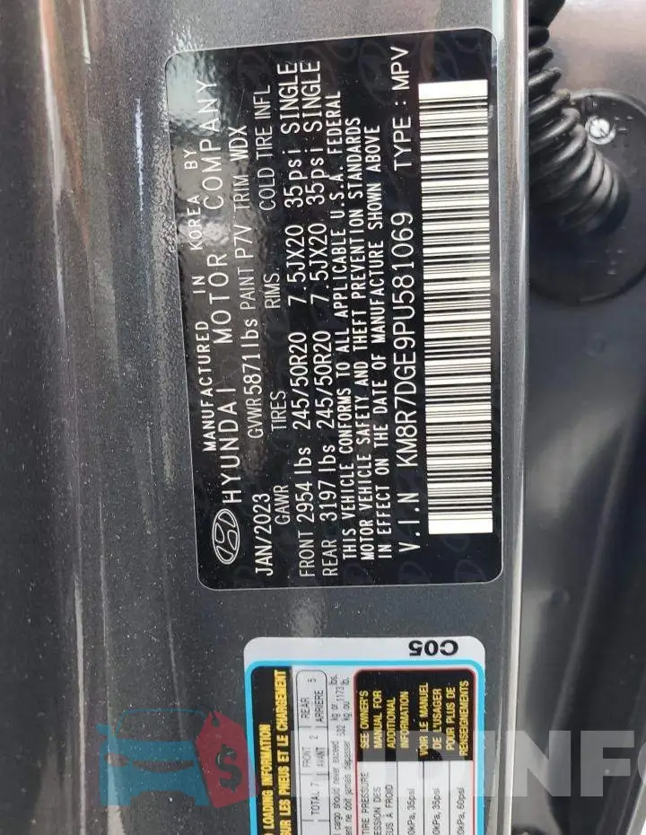 KM8R7DGE9PU581069 Photo# 13