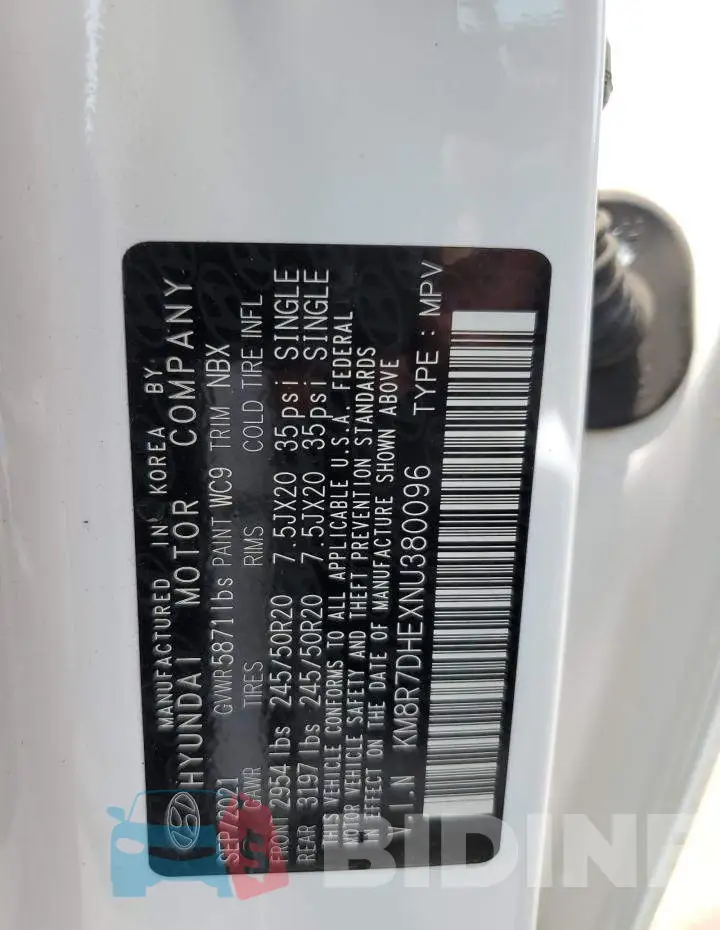 KM8R7DHEXNU380096 Photo# 13