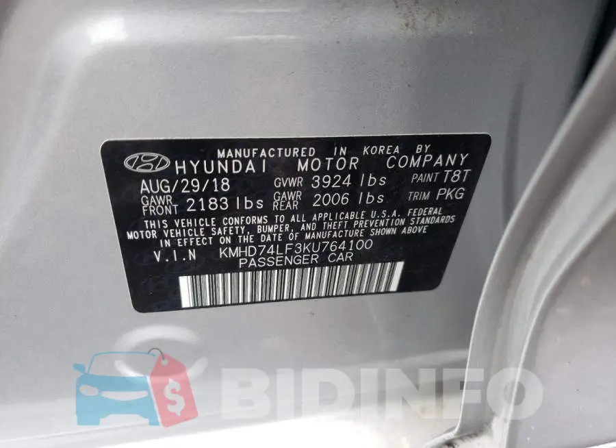 KMHD74LF3KU764100 Photo# 12