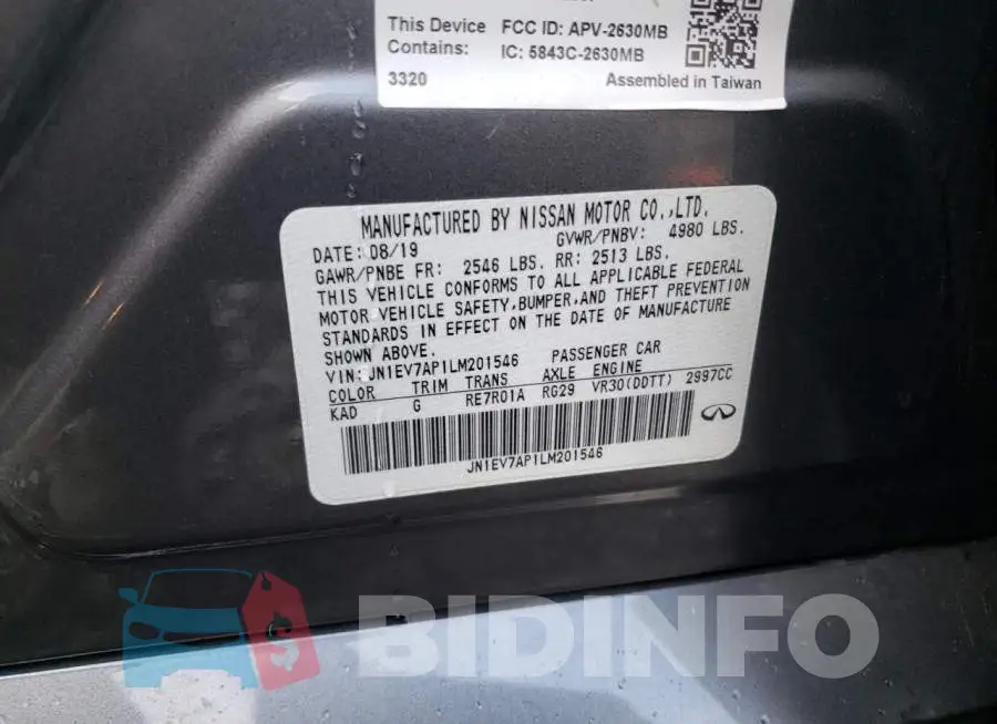 JN1EV7AP1LM201546 Photo# 12