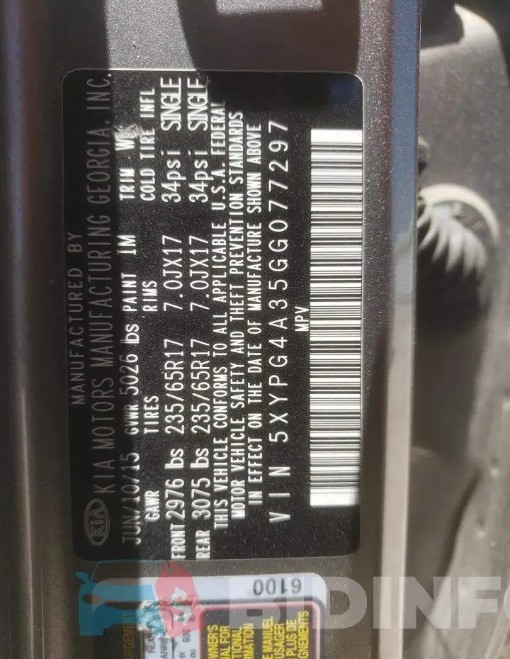 5XYPG4A35GG077297 Photo# 13