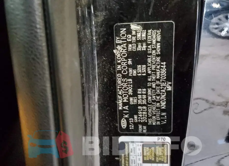KNDJN2A21E7038644 Photo# 12