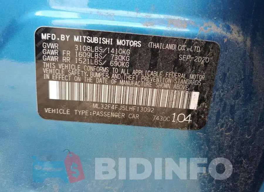 ML32F4FJ5LHF13092 Photo# 12
