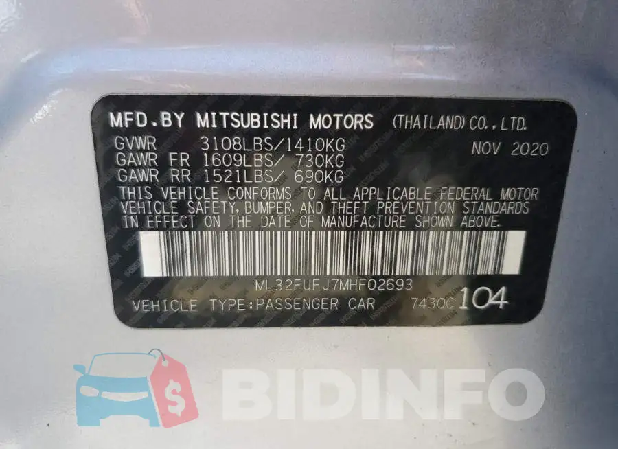 ML32FUFJ7MHF02693 Photo# 13