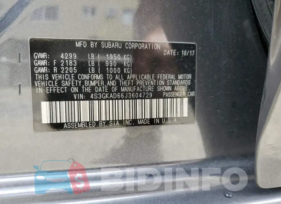 4S3GKAD66J3604729 Photo# 12