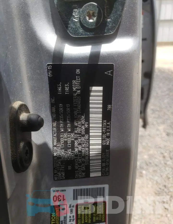 5TDXK3DC8FS572180 Photo# 13