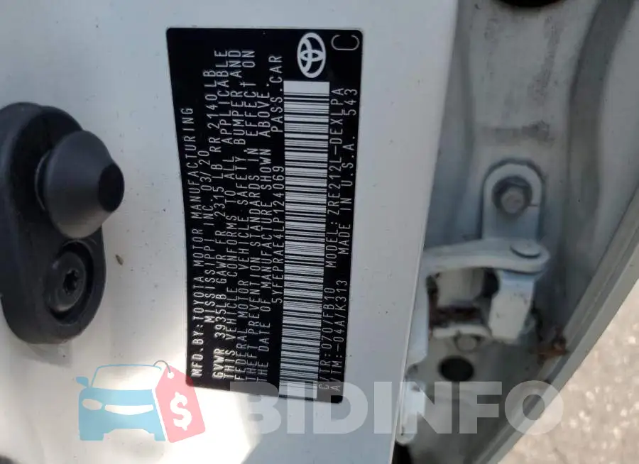 5YFEPRAE4LP124069 Photo# 12
