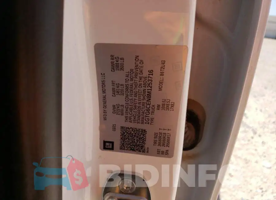 1GTG6CEN8M1253716 Photo# 12