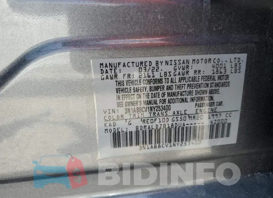 3N1AB8CV1NY253400 Photo# 12
