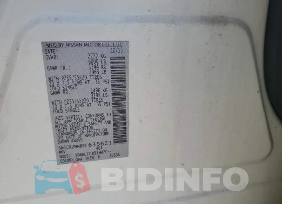 5N1CR2MN8EC635621 Photo# 12