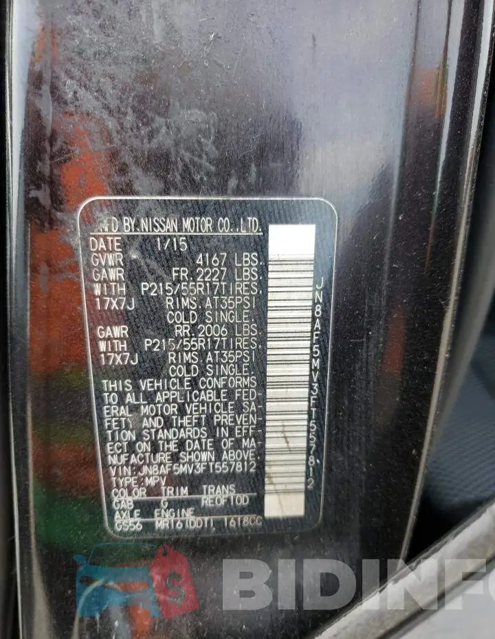 JN8AF5MV3FT557812 Photo# 12