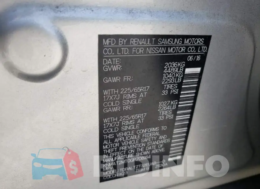 KNMAT2MT0GP708164 Photo# 13
