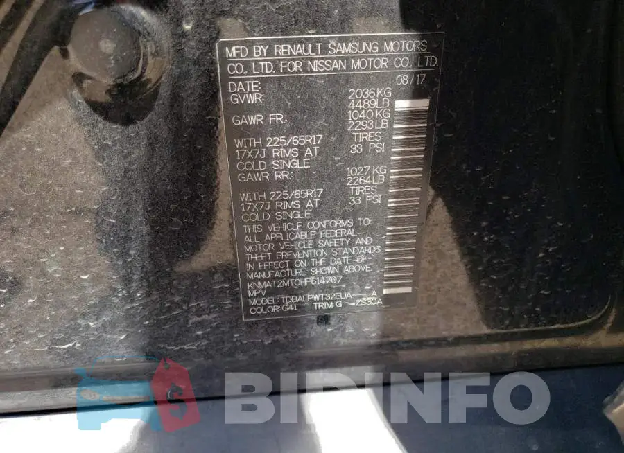 KNMAT2MT0HP614707 Photo# 12