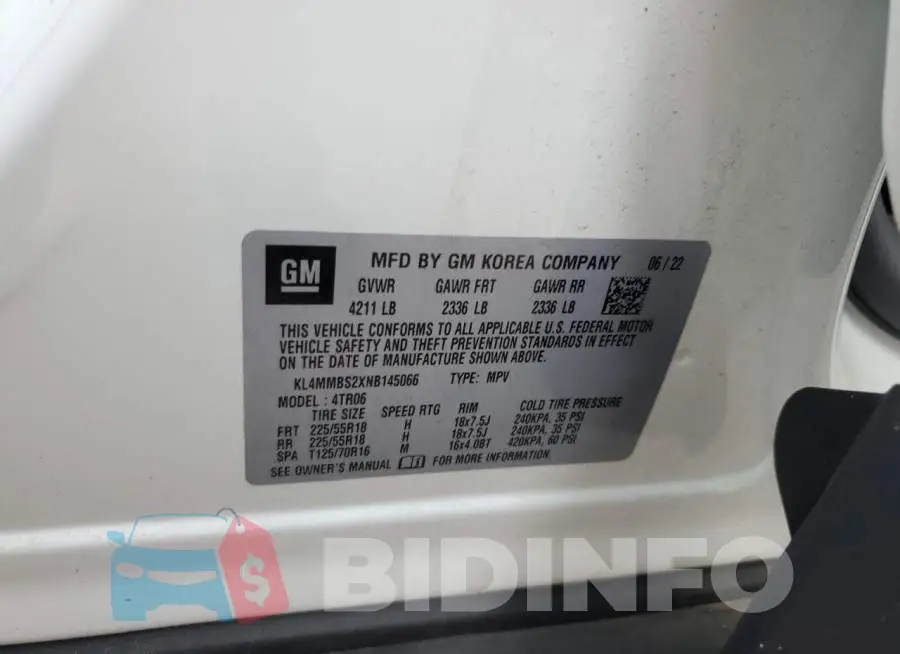 KL4MMBS2XNB145066 Photo# 13