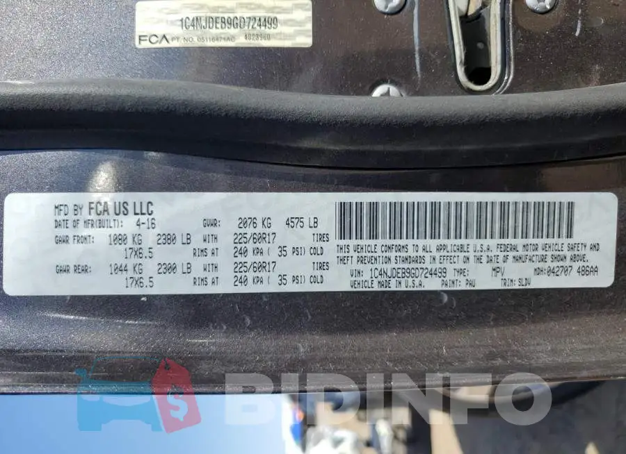 1C4NJDEB9GD724499 Photo# 12