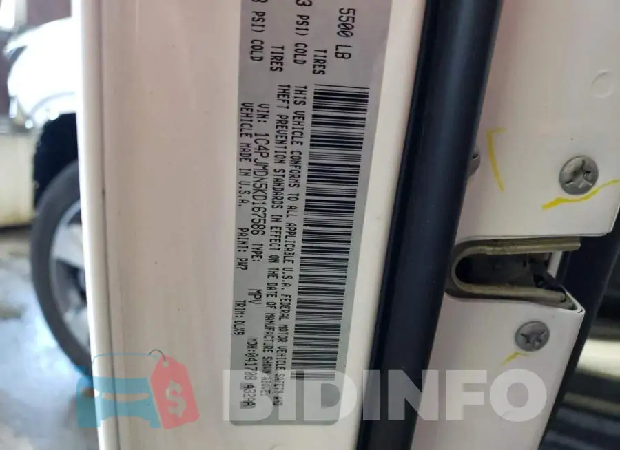 1C4PJMDN5KD167586 Photo# 14