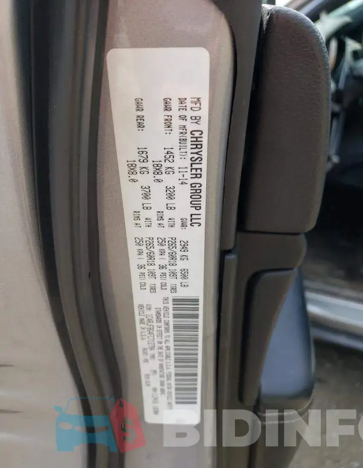 1C4RJFBG4FC712794 Photo# 12