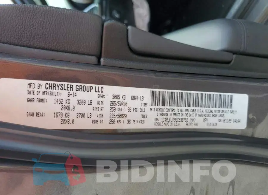 1C4RJFJM9EC538792 Photo# 13