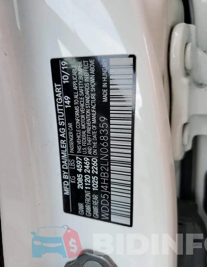 WDD5J4HB2LN068359 Photo# 12