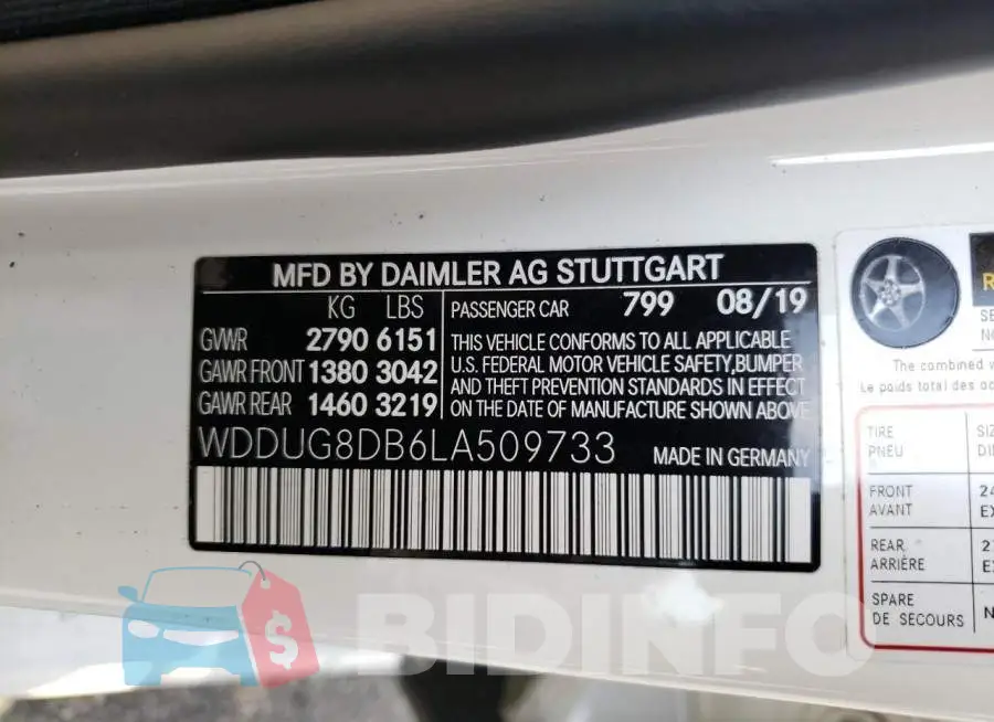 WDDUG8DB6LA509733 Photo# 12