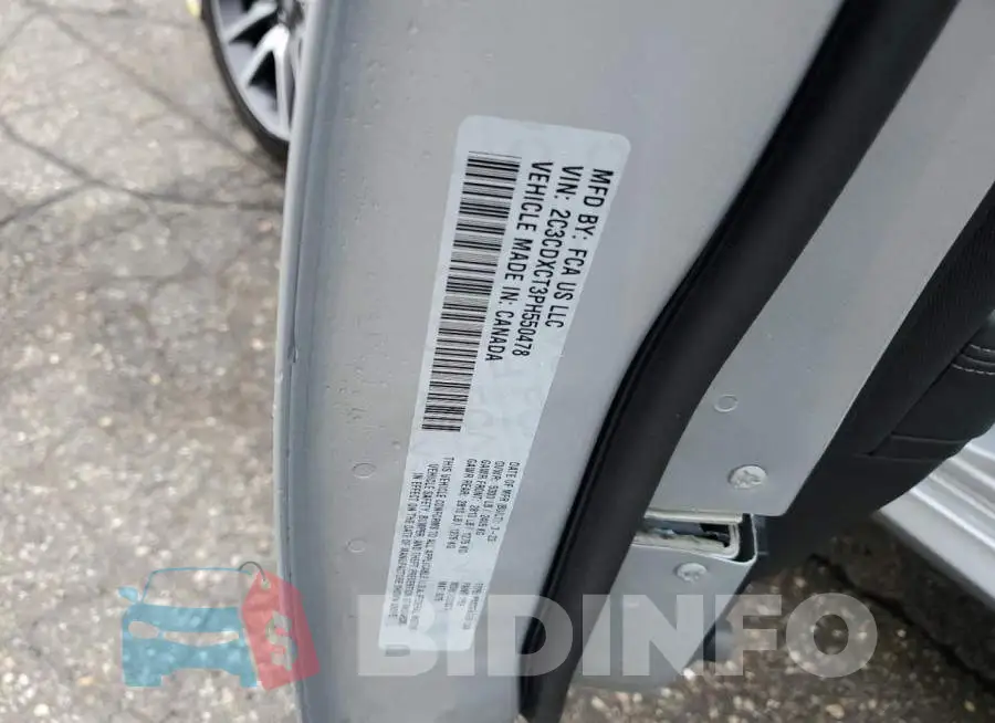 2C3CDXCT3PH550478 Photo# 12