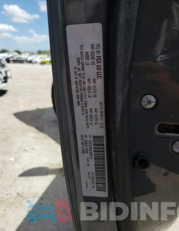 2C3CDZAG9KH602710 Photo# 12
