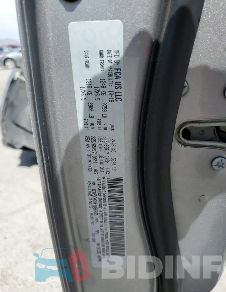 3C4PDCABXKT866055 Photo# 13