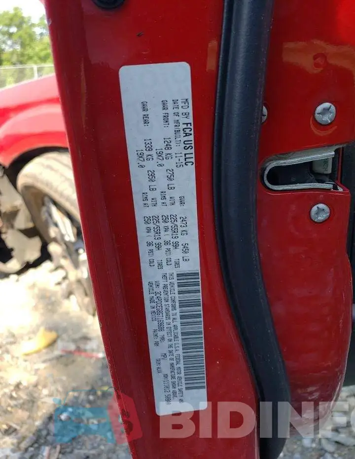 3C4PDCEG8GT169688 Photo# 13
