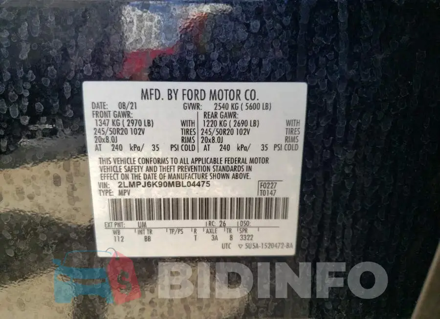 2LMPJ6K90MBL04475 Photo# 12