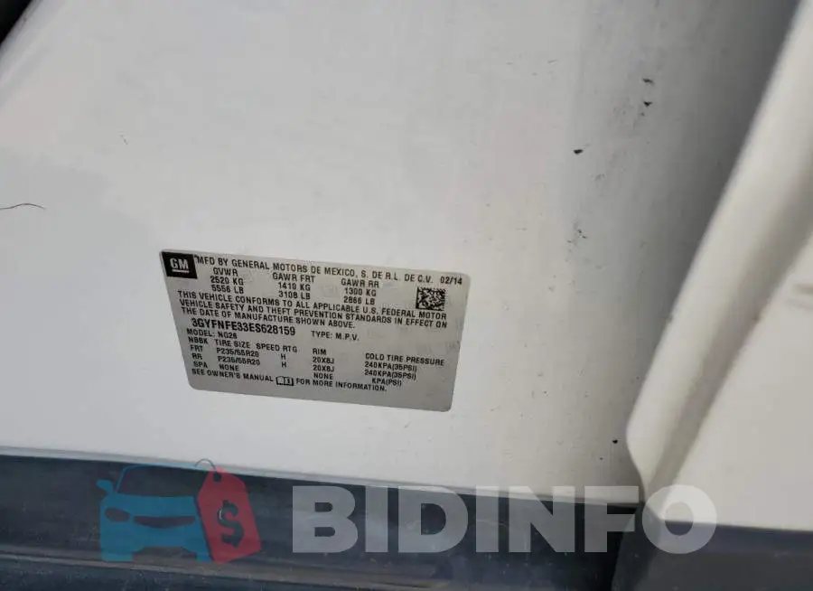 3GYFNFE33ES628159 Photo# 12