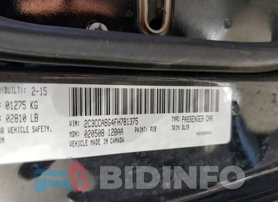 2C3CCABG4FH781375 Photo# 12