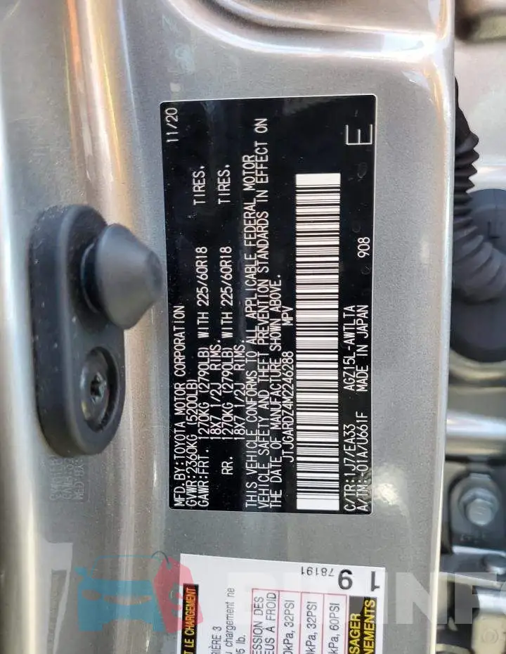 JTJGARDZ4M2246288 Photo# 13
