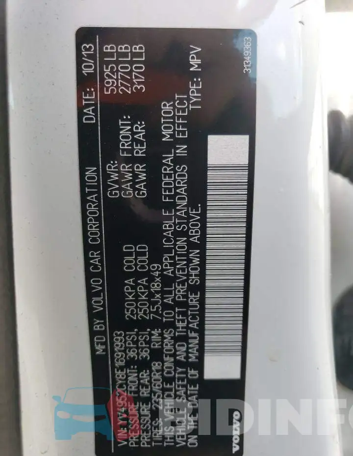YV4952CY8E1691993 Photo# 14