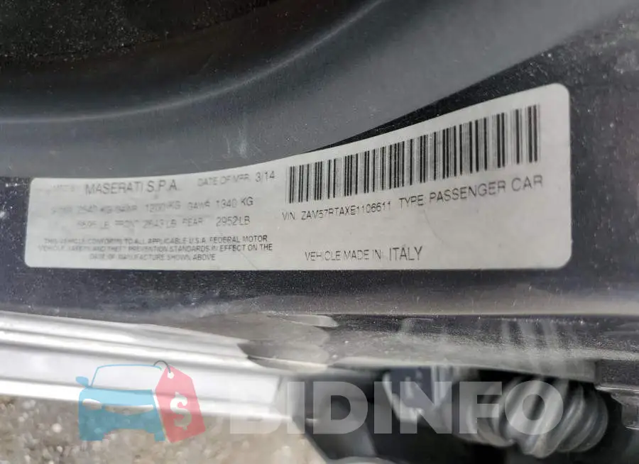 ZAM57RTAXE1106611 Photo# 13
