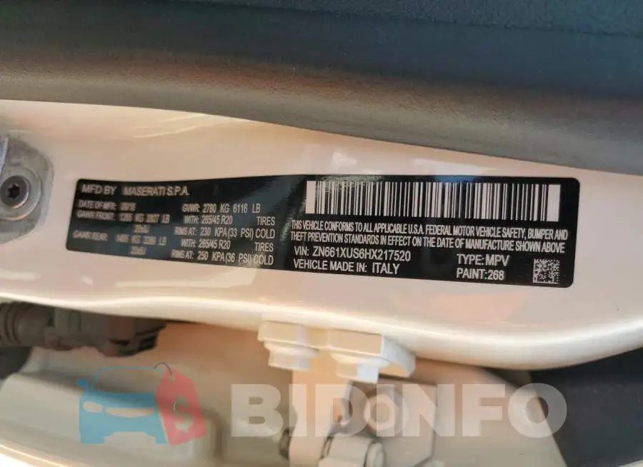 ZN661XUS6HX217520 Photo# 12