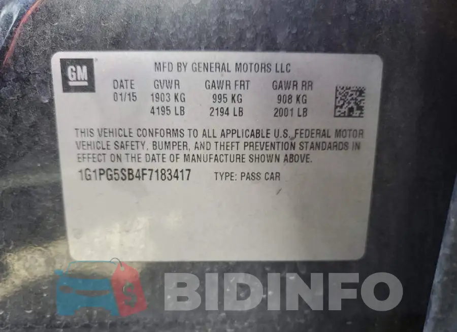 1G1PG5SB4F7183417 Photo# 12