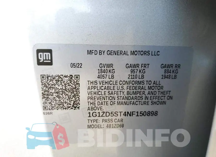 1G1ZD5ST4NF150898 Photo# 13