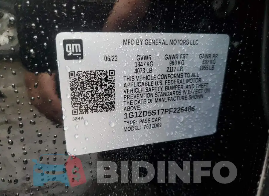 1G1ZD5ST7PF226486 Photo# 12