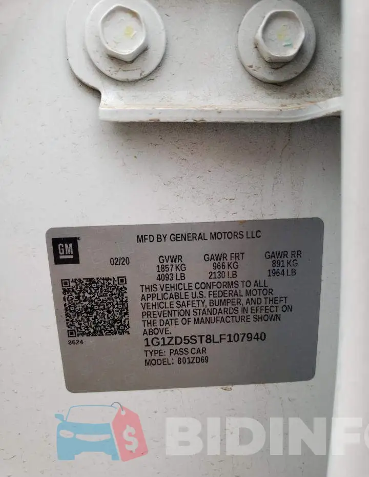 1G1ZD5ST8LF107940 Photo# 12